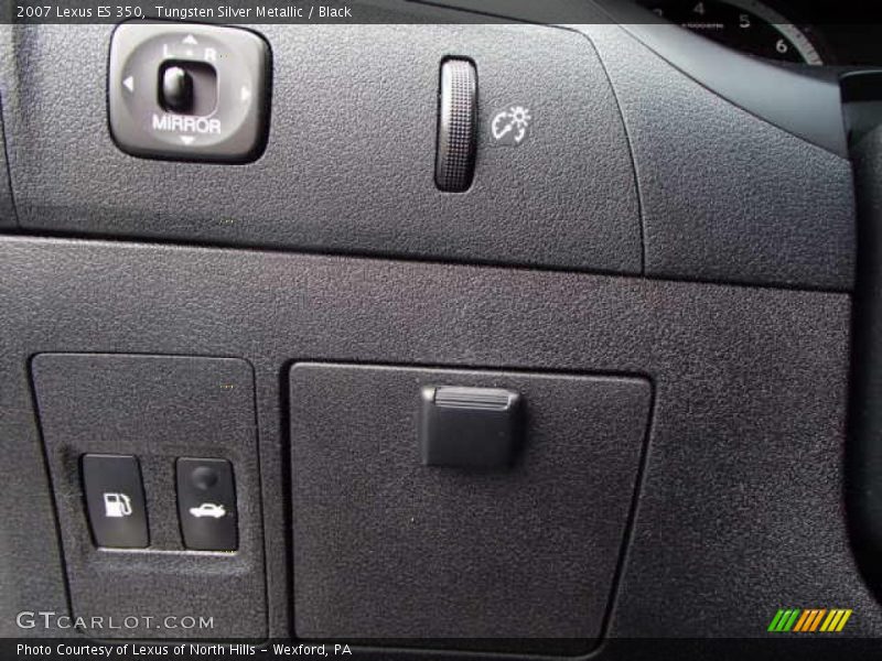 Tungsten Silver Metallic / Black 2007 Lexus ES 350