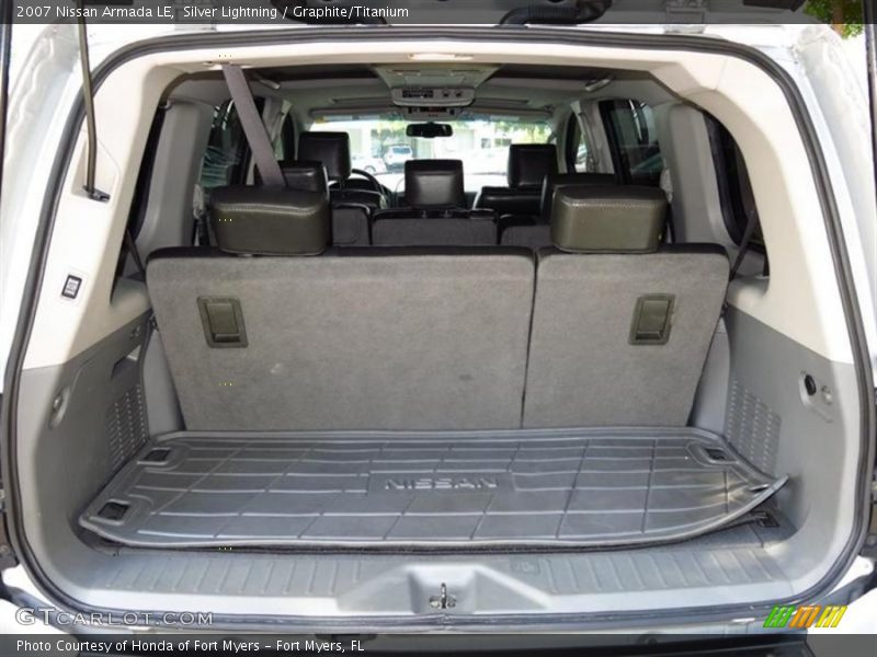 Silver Lightning / Graphite/Titanium 2007 Nissan Armada LE