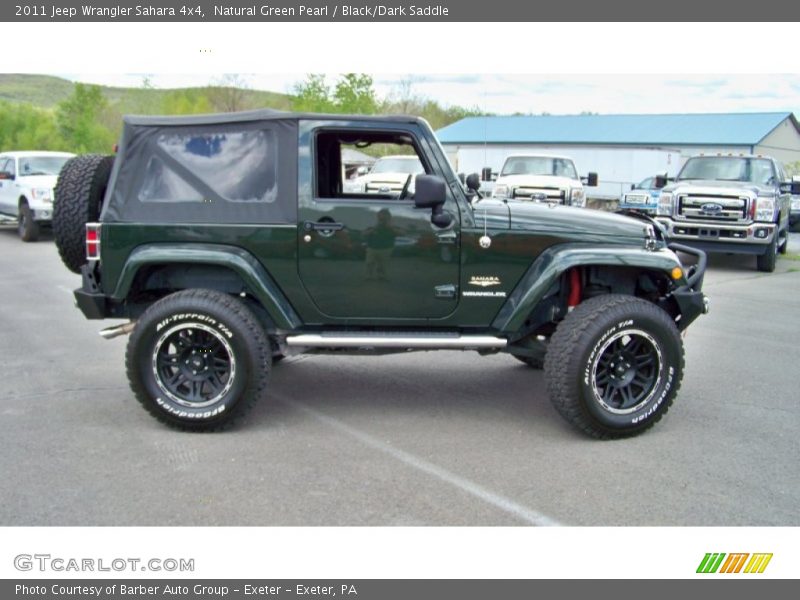 Natural Green Pearl / Black/Dark Saddle 2011 Jeep Wrangler Sahara 4x4