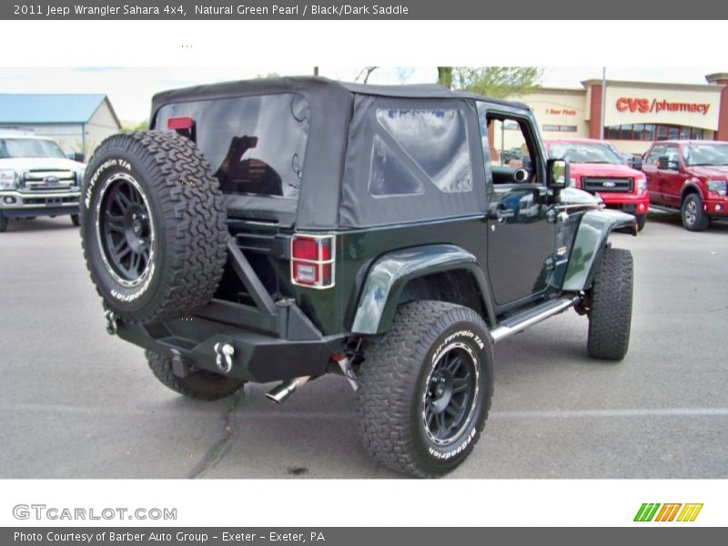 Natural Green Pearl / Black/Dark Saddle 2011 Jeep Wrangler Sahara 4x4