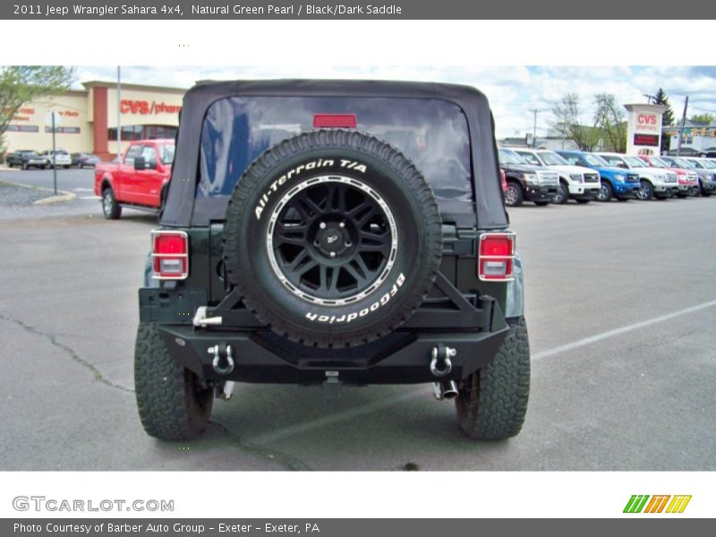 Natural Green Pearl / Black/Dark Saddle 2011 Jeep Wrangler Sahara 4x4