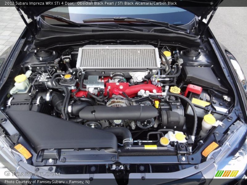  2012 Impreza WRX STi 4 Door Engine - 2.5 Liter STi Turbocharged DOHC 16-Valve DAVCS Flat 4 Cylinder