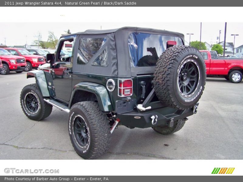 Natural Green Pearl / Black/Dark Saddle 2011 Jeep Wrangler Sahara 4x4