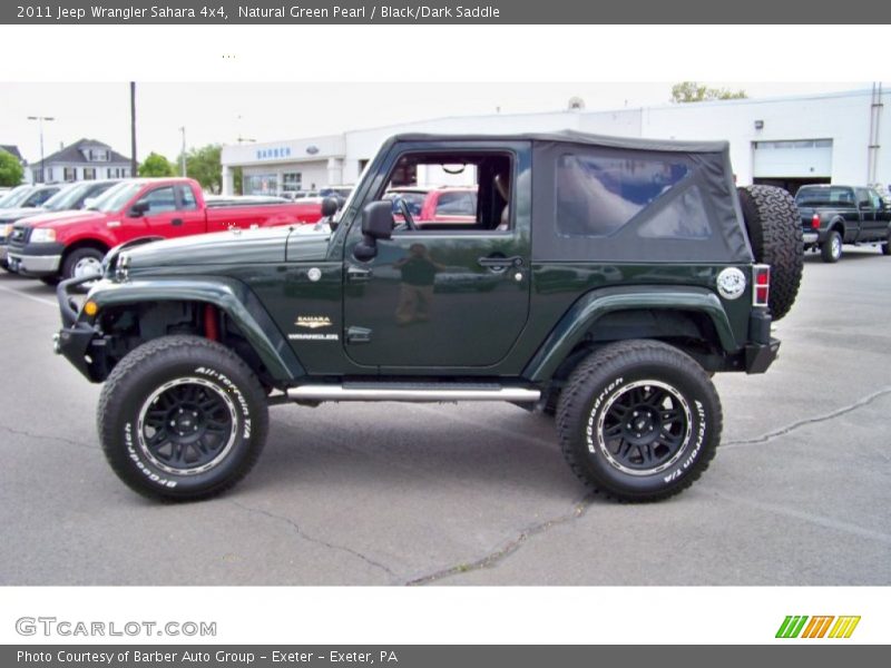 Natural Green Pearl / Black/Dark Saddle 2011 Jeep Wrangler Sahara 4x4