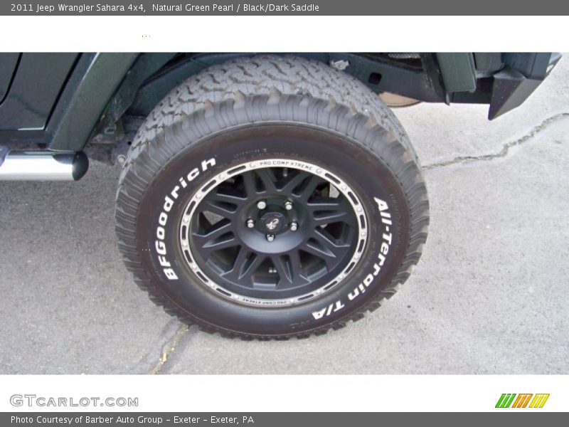 Natural Green Pearl / Black/Dark Saddle 2011 Jeep Wrangler Sahara 4x4