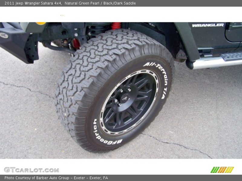 Natural Green Pearl / Black/Dark Saddle 2011 Jeep Wrangler Sahara 4x4