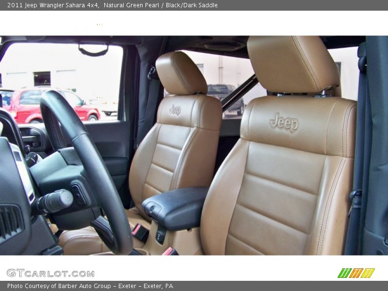 Natural Green Pearl / Black/Dark Saddle 2011 Jeep Wrangler Sahara 4x4
