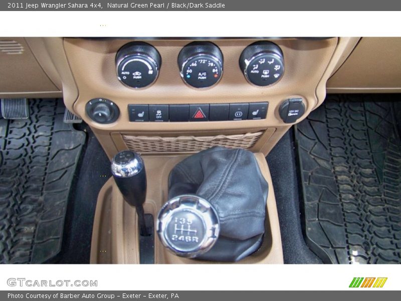 Natural Green Pearl / Black/Dark Saddle 2011 Jeep Wrangler Sahara 4x4
