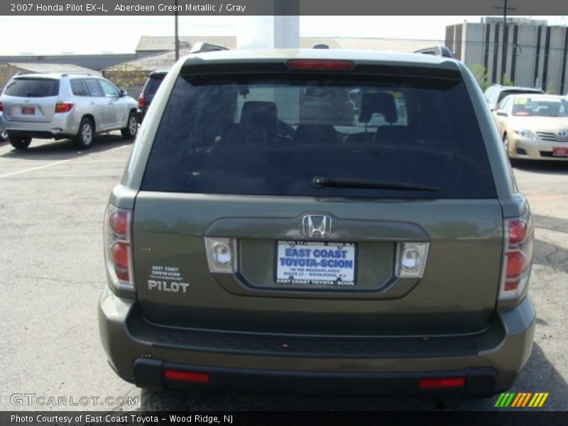 Aberdeen Green Metallic / Gray 2007 Honda Pilot EX-L