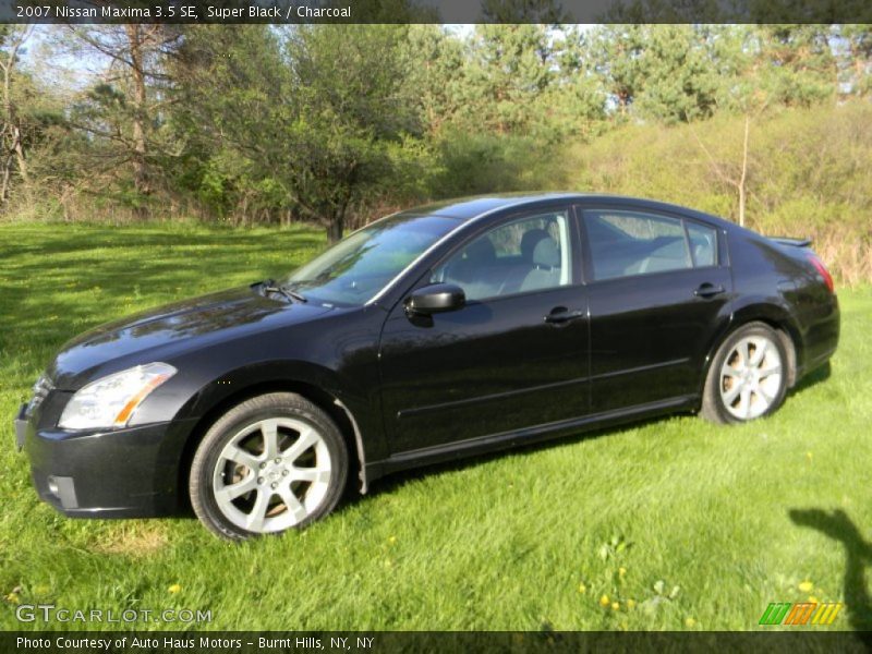 Super Black / Charcoal 2007 Nissan Maxima 3.5 SE