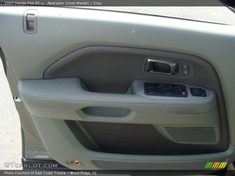 Aberdeen Green Metallic / Gray 2007 Honda Pilot EX-L