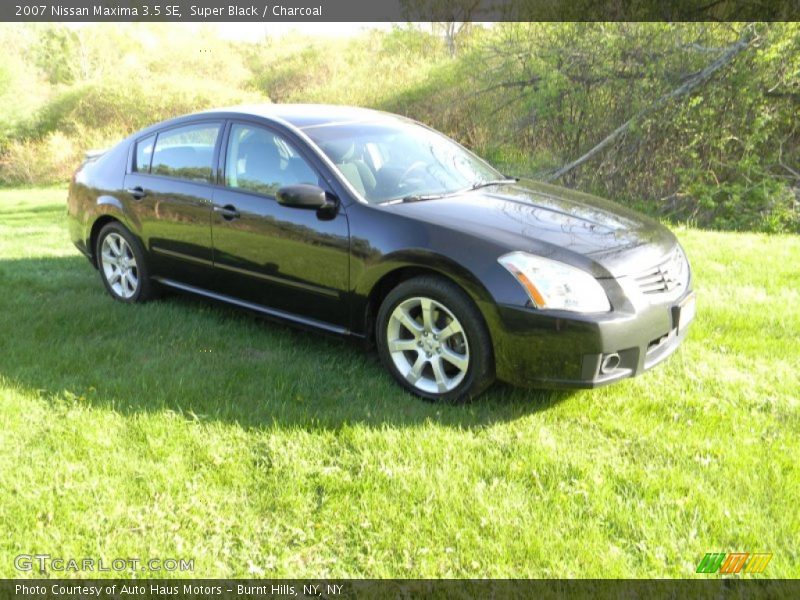 Super Black / Charcoal 2007 Nissan Maxima 3.5 SE