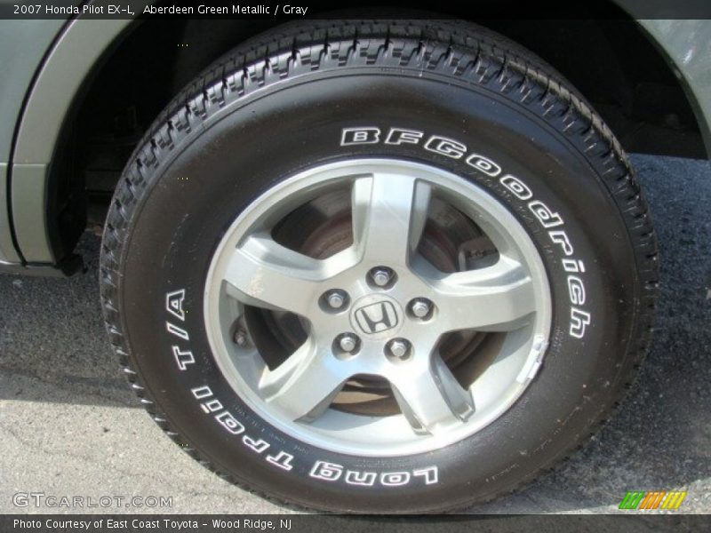 Aberdeen Green Metallic / Gray 2007 Honda Pilot EX-L