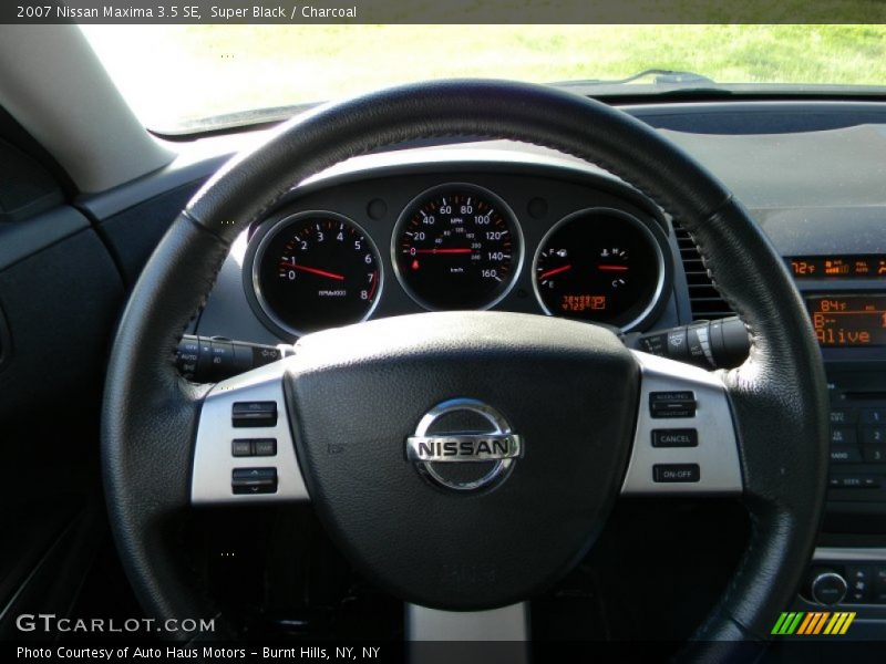Super Black / Charcoal 2007 Nissan Maxima 3.5 SE