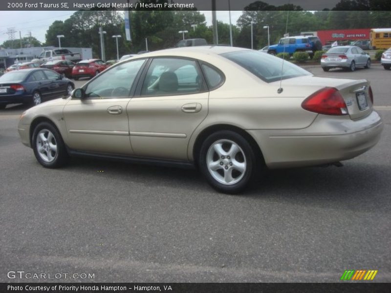 Harvest Gold Metallic / Medium Parchment 2000 Ford Taurus SE