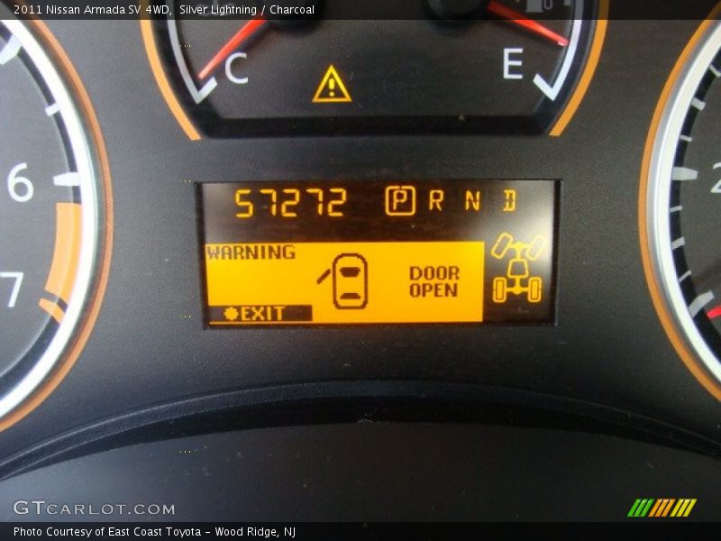 Silver Lightning / Charcoal 2011 Nissan Armada SV 4WD
