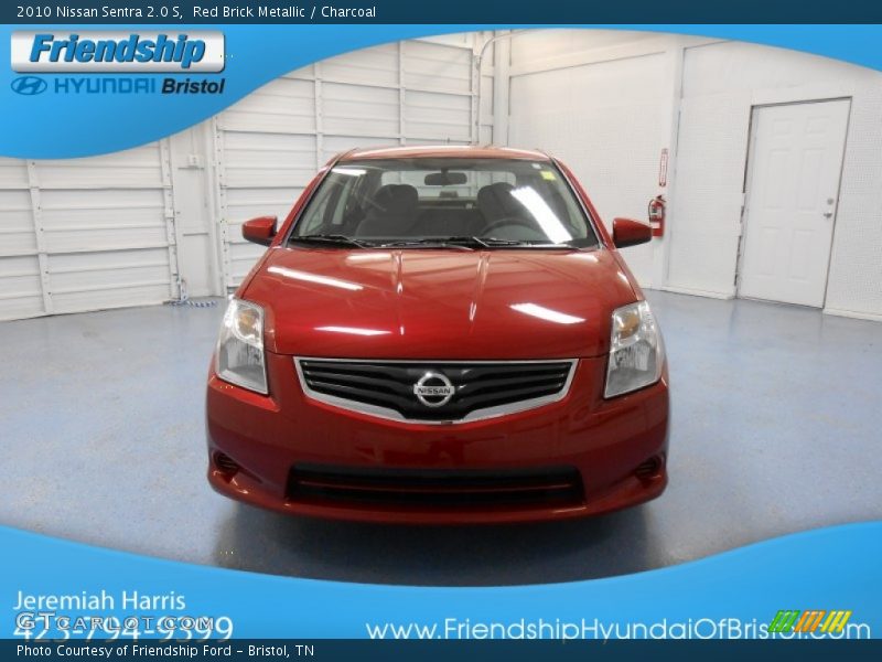 Red Brick Metallic / Charcoal 2010 Nissan Sentra 2.0 S