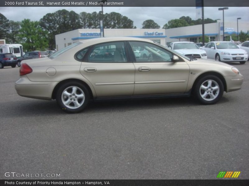 Harvest Gold Metallic / Medium Parchment 2000 Ford Taurus SE