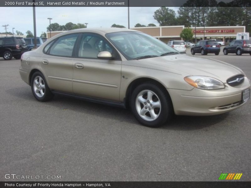 Harvest Gold Metallic / Medium Parchment 2000 Ford Taurus SE
