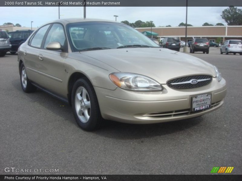 Harvest Gold Metallic / Medium Parchment 2000 Ford Taurus SE