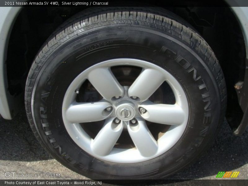 Silver Lightning / Charcoal 2011 Nissan Armada SV 4WD