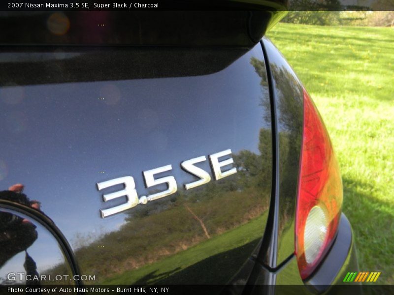 Super Black / Charcoal 2007 Nissan Maxima 3.5 SE