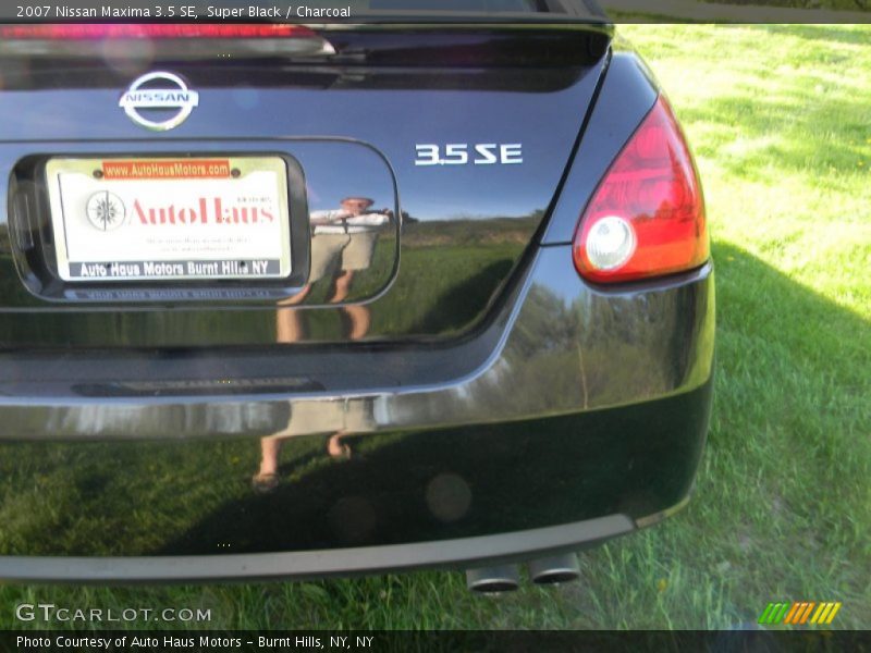 Super Black / Charcoal 2007 Nissan Maxima 3.5 SE