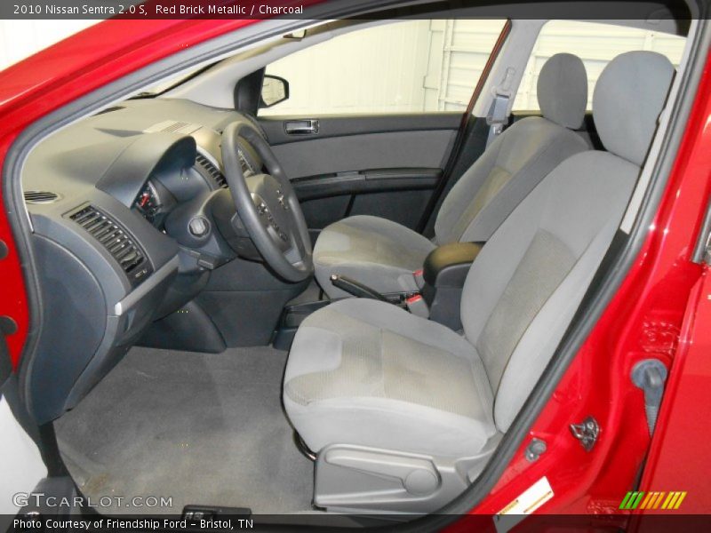 Red Brick Metallic / Charcoal 2010 Nissan Sentra 2.0 S