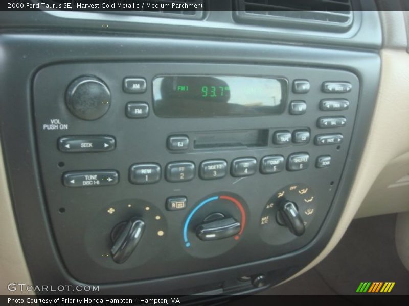 Controls of 2000 Taurus SE