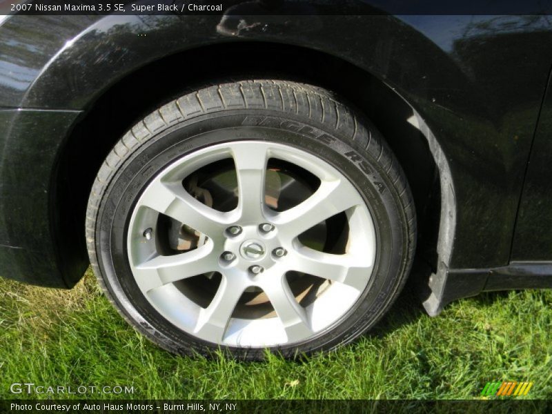 Super Black / Charcoal 2007 Nissan Maxima 3.5 SE