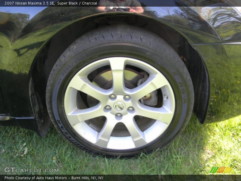 Super Black / Charcoal 2007 Nissan Maxima 3.5 SE