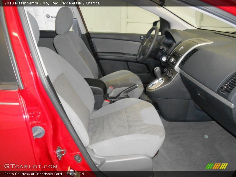 Red Brick Metallic / Charcoal 2010 Nissan Sentra 2.0 S