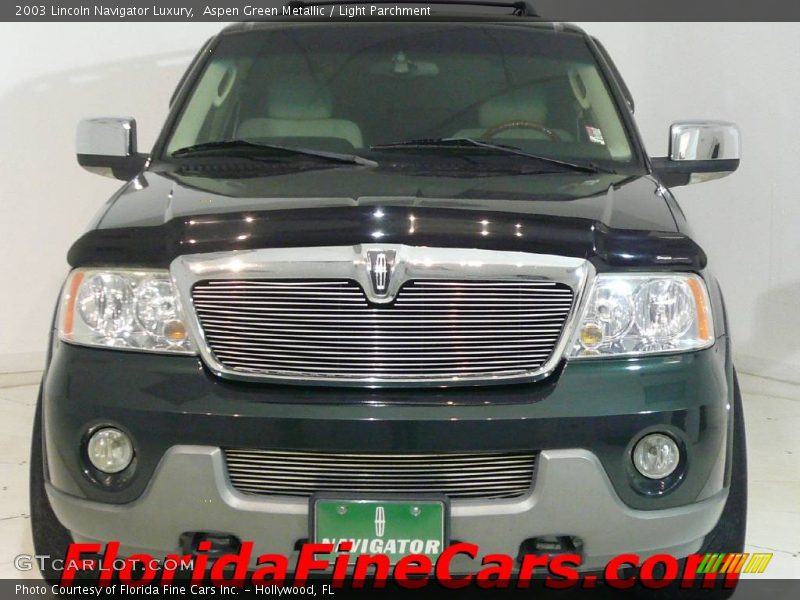 Aspen Green Metallic / Light Parchment 2003 Lincoln Navigator Luxury