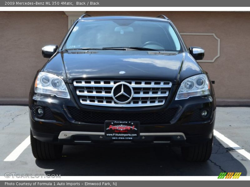 Black / Black 2009 Mercedes-Benz ML 350 4Matic