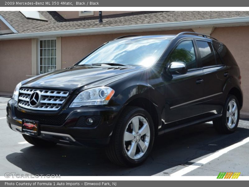 Black / Black 2009 Mercedes-Benz ML 350 4Matic