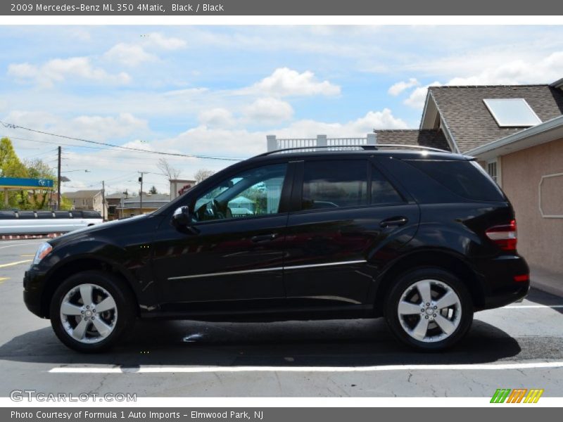 Black / Black 2009 Mercedes-Benz ML 350 4Matic
