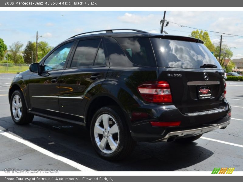 Black / Black 2009 Mercedes-Benz ML 350 4Matic