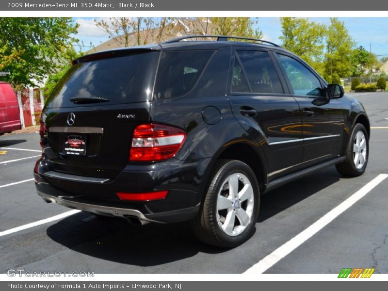 Black / Black 2009 Mercedes-Benz ML 350 4Matic