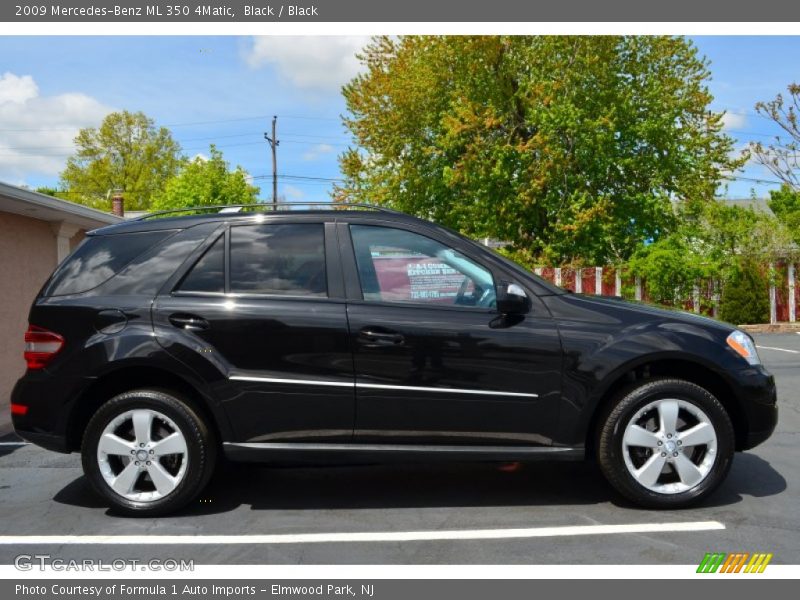 Black / Black 2009 Mercedes-Benz ML 350 4Matic