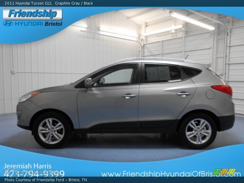 Graphite Gray / Black 2011 Hyundai Tucson GLS