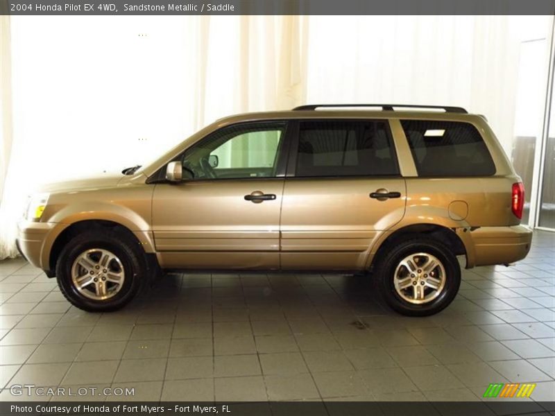 Sandstone Metallic / Saddle 2004 Honda Pilot EX 4WD