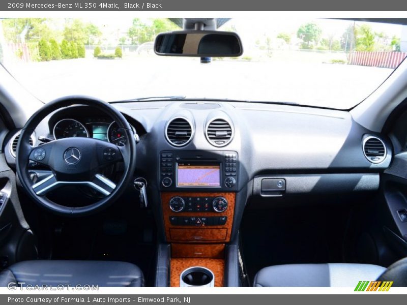 Black / Black 2009 Mercedes-Benz ML 350 4Matic