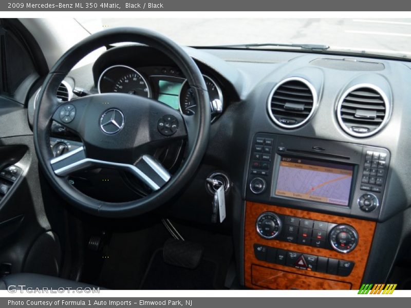 Black / Black 2009 Mercedes-Benz ML 350 4Matic
