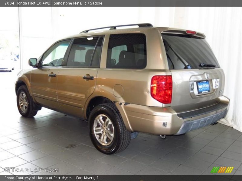 Sandstone Metallic / Saddle 2004 Honda Pilot EX 4WD