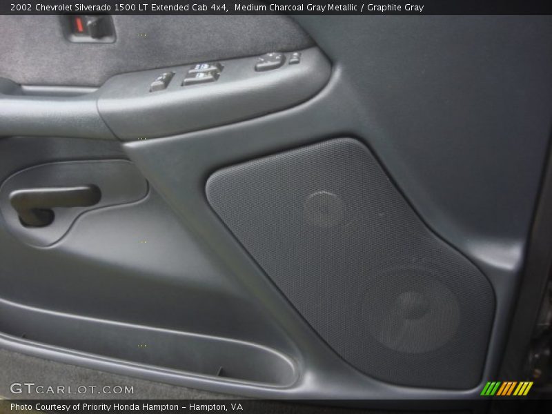 Medium Charcoal Gray Metallic / Graphite Gray 2002 Chevrolet Silverado 1500 LT Extended Cab 4x4