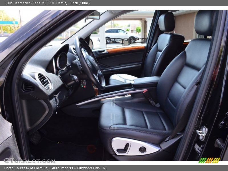 Black / Black 2009 Mercedes-Benz ML 350 4Matic