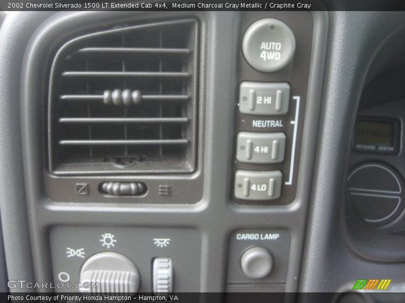 Medium Charcoal Gray Metallic / Graphite Gray 2002 Chevrolet Silverado 1500 LT Extended Cab 4x4
