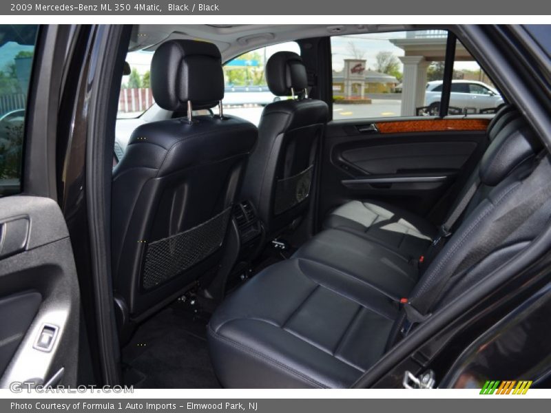 Black / Black 2009 Mercedes-Benz ML 350 4Matic