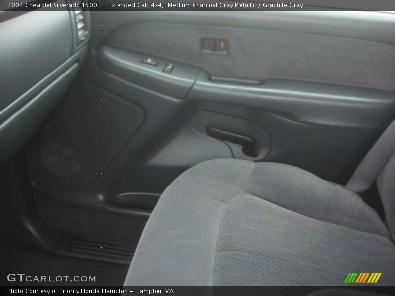 Medium Charcoal Gray Metallic / Graphite Gray 2002 Chevrolet Silverado 1500 LT Extended Cab 4x4