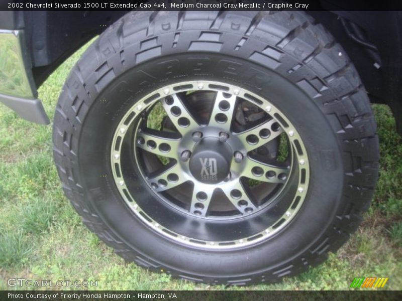 Medium Charcoal Gray Metallic / Graphite Gray 2002 Chevrolet Silverado 1500 LT Extended Cab 4x4